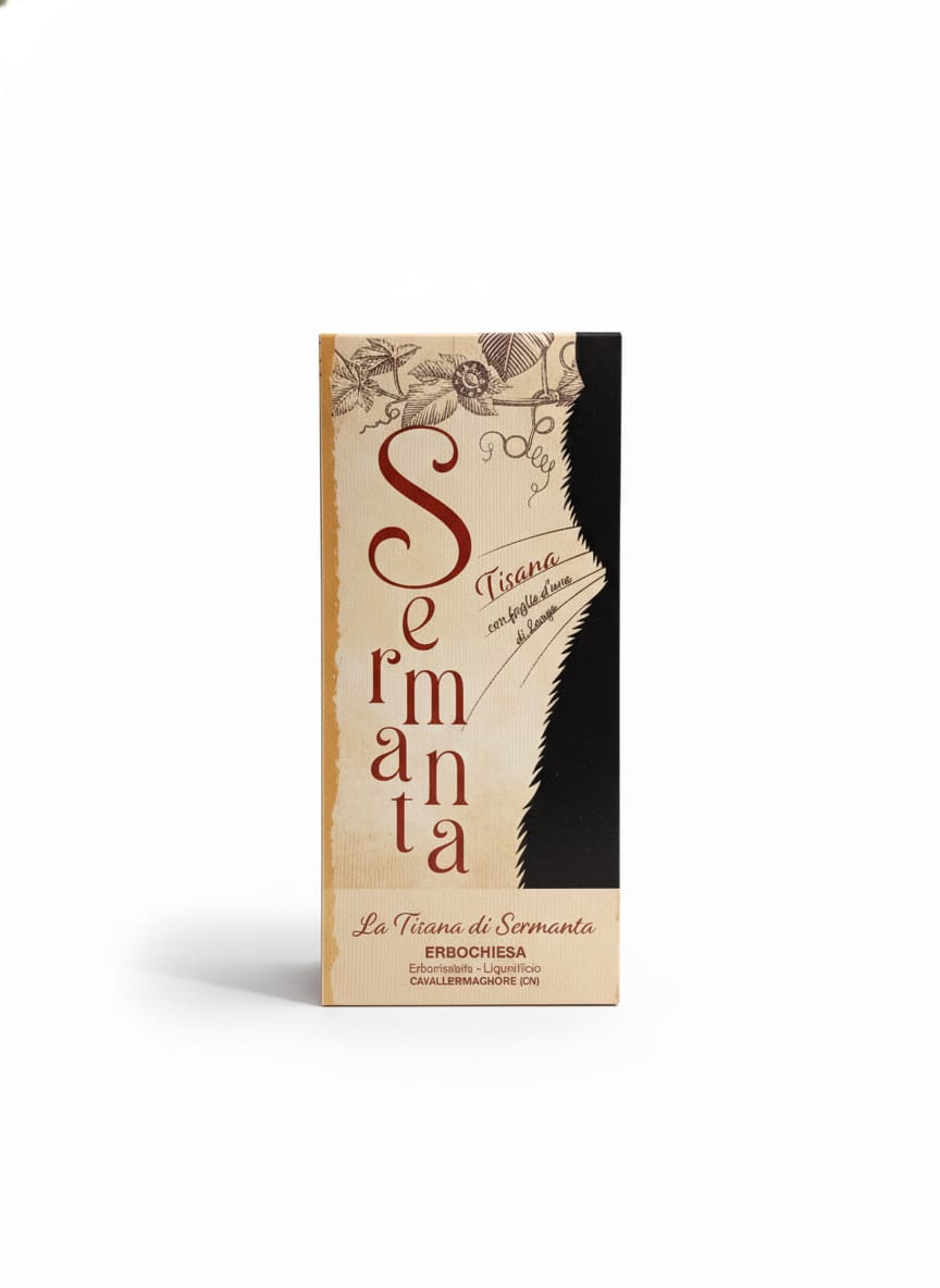 Tisana Sermanta con foglie di vite